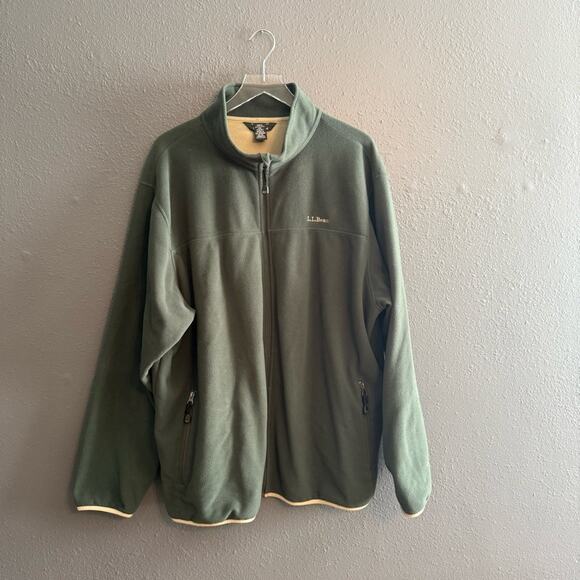 L.L Bean Polartec Fleece Zip Up Size XXL - Picture 1 of 8